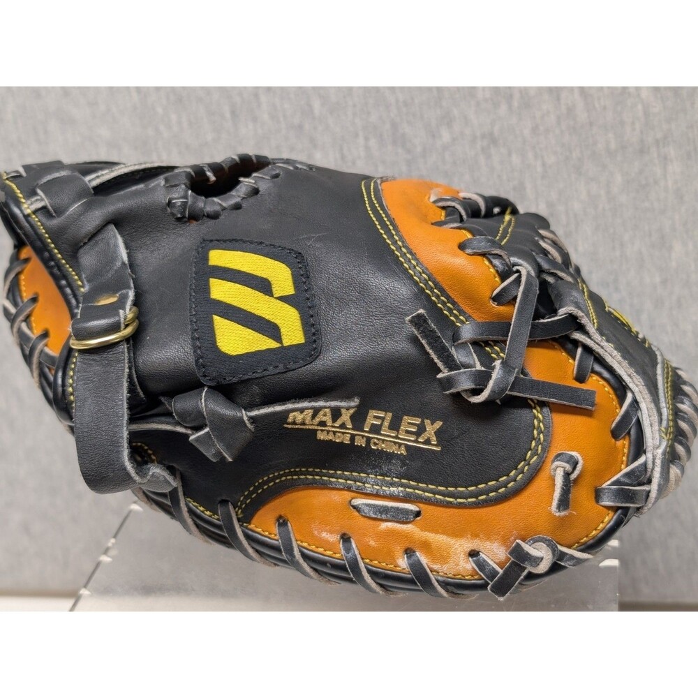 Mizuno Mzc-1060 Boys Tough Tight Fit 32” Baseball Catchers Mitt Right Throw Euc View 2